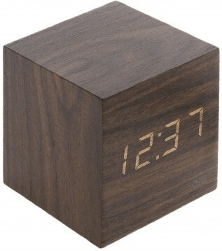 Otio Thermomètre cube finition effet chêne