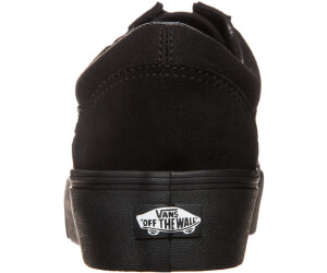 Vans old skool platform all black 2025