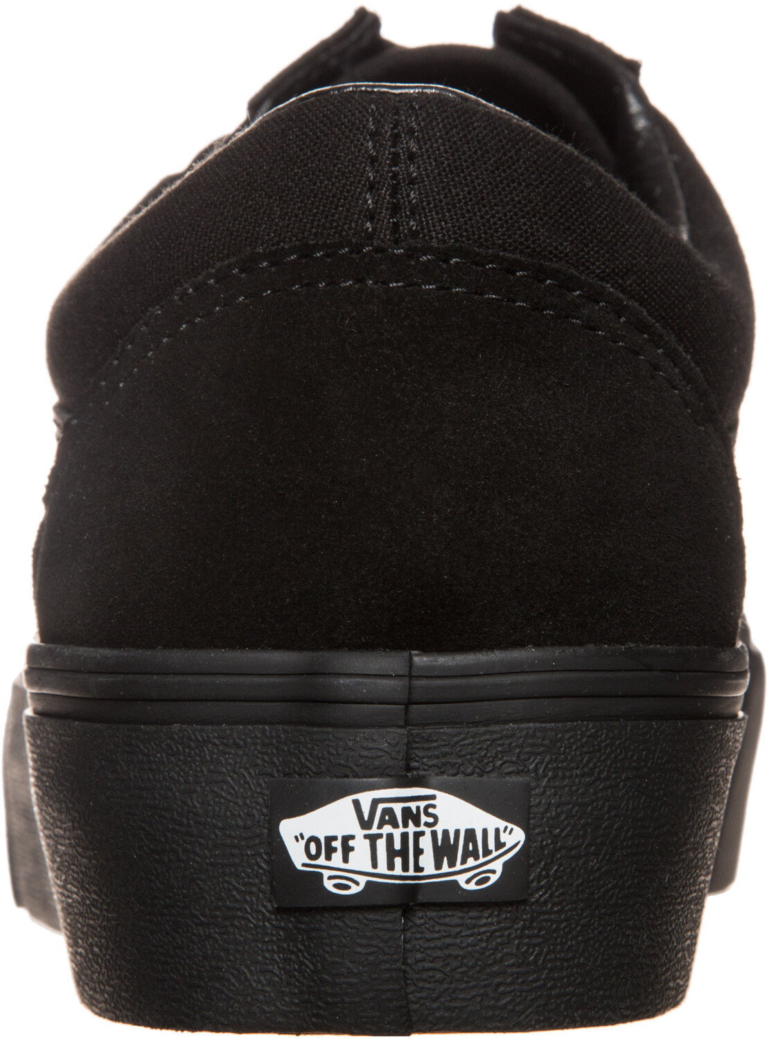 Vans platform all black sales