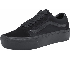 black vans platform sneakers