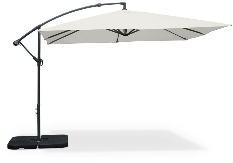Alice's Garden Parasol déporté carré Hardelot écru