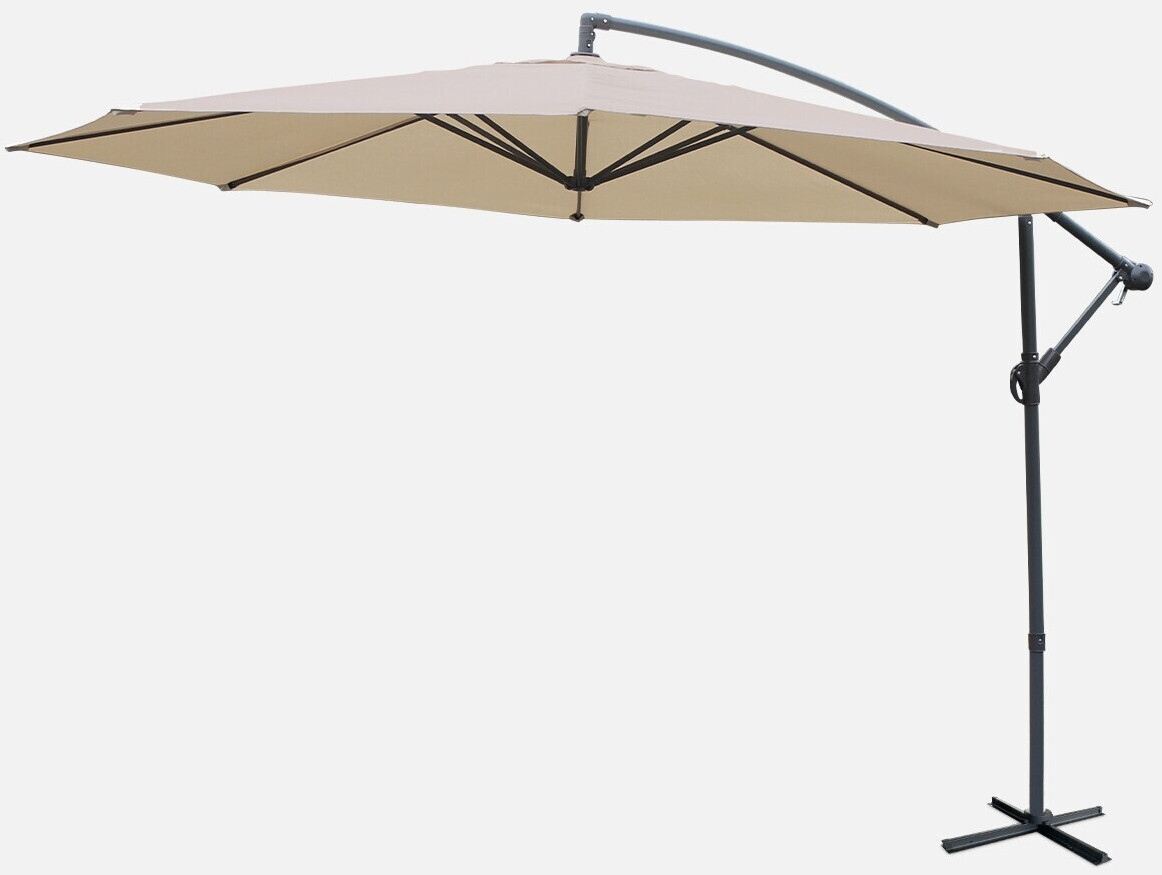 Alice's Garden Parasol déporté carré Hardelot beige