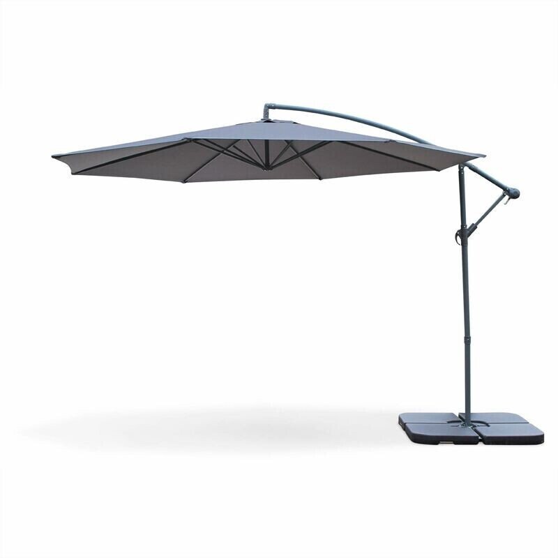 Alice's Garden Hardelot rond 3,5 m gris anthracite