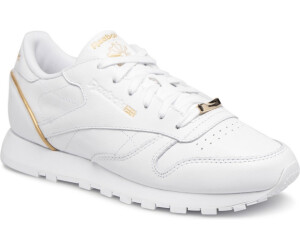 White and gold reebok classics on sale