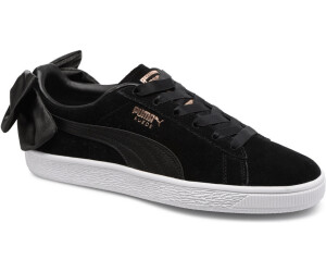 puma suede bow bianche