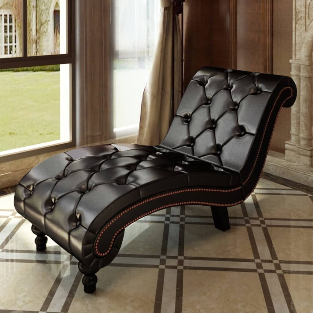 VidaXL Chaiselounge brown