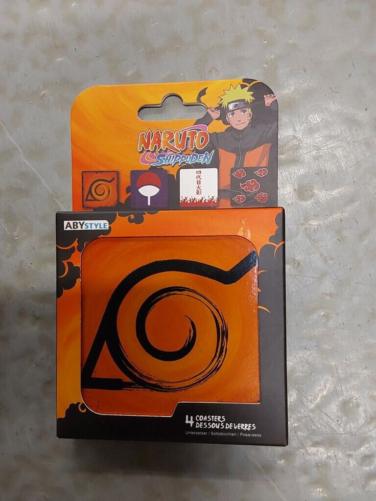 Abystyle Coaster Set of 4 Symbol Naruto