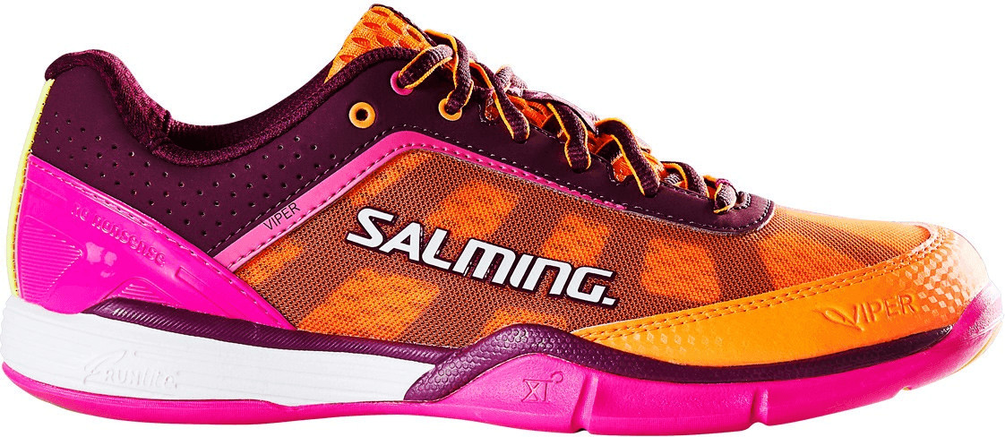 Salming Viper 4 Women dark purple/shocking orange