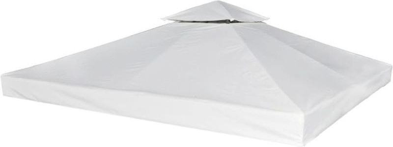 VidaXL Toit de rechange 3 x 3 m crème