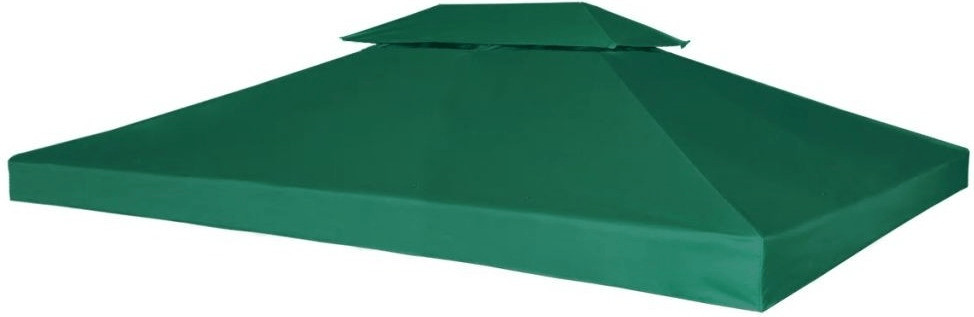 VidaXL Toit de rechange 3 x 3 m vert