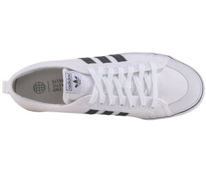 Adidas originals nizza canvas trainers in white top
