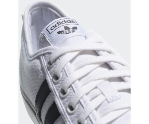 Adidas originals nizza canvas trainers in white new arrivals