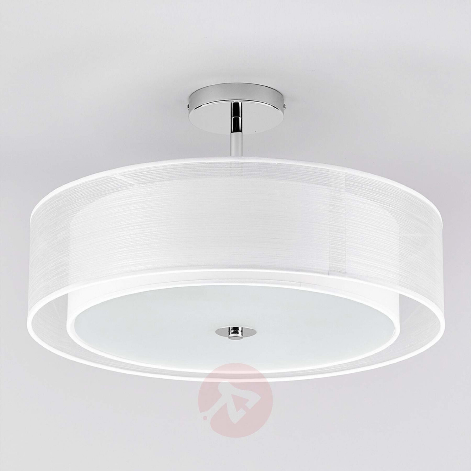 Lampenwelt.com Pikka 50 cm white