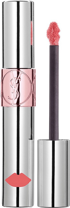 Photos - Lipstick & Lip Gloss Yves Saint Laurent Ysl YSL Volupté Liquid Balm 2 Expose Me Rose  (6ml)