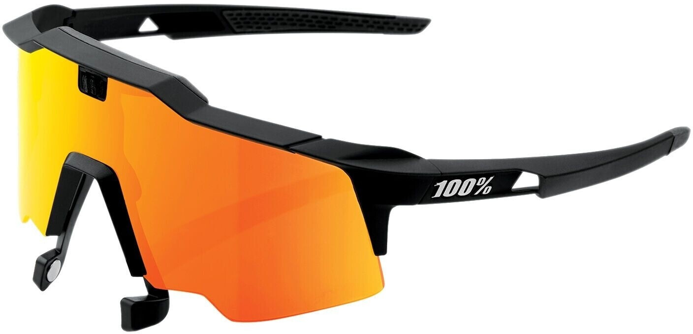 100% Speedcraft AIR soft tact black/hiper red multilayer mirror