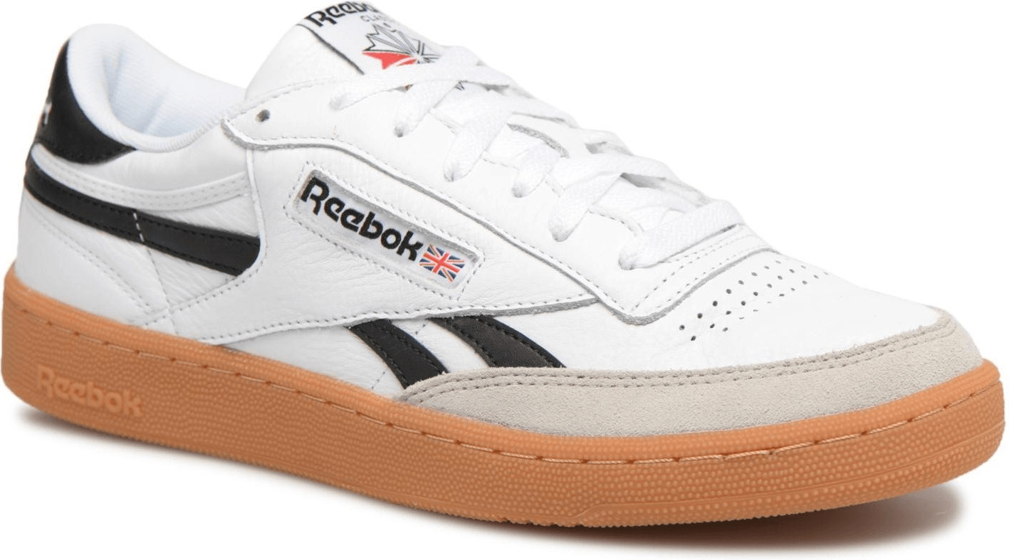 reebok revenge plus gum white