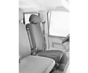 WALSER Autositzbezug Passform Sitzbezüge für VW T6, Einzelsitz vorn, ab Bj.  07/2015