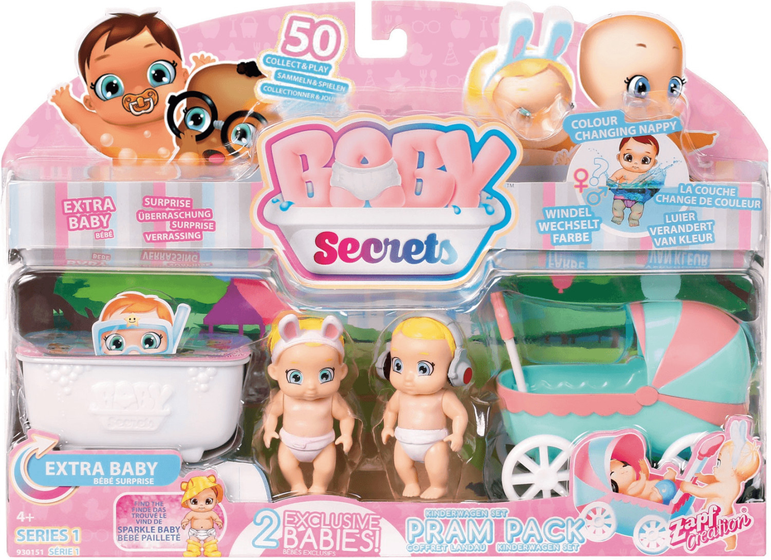 Splash Toys Baby Secrets Playset - Coffret landau
