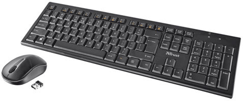 Trust Clavier & souris sans fil Nola