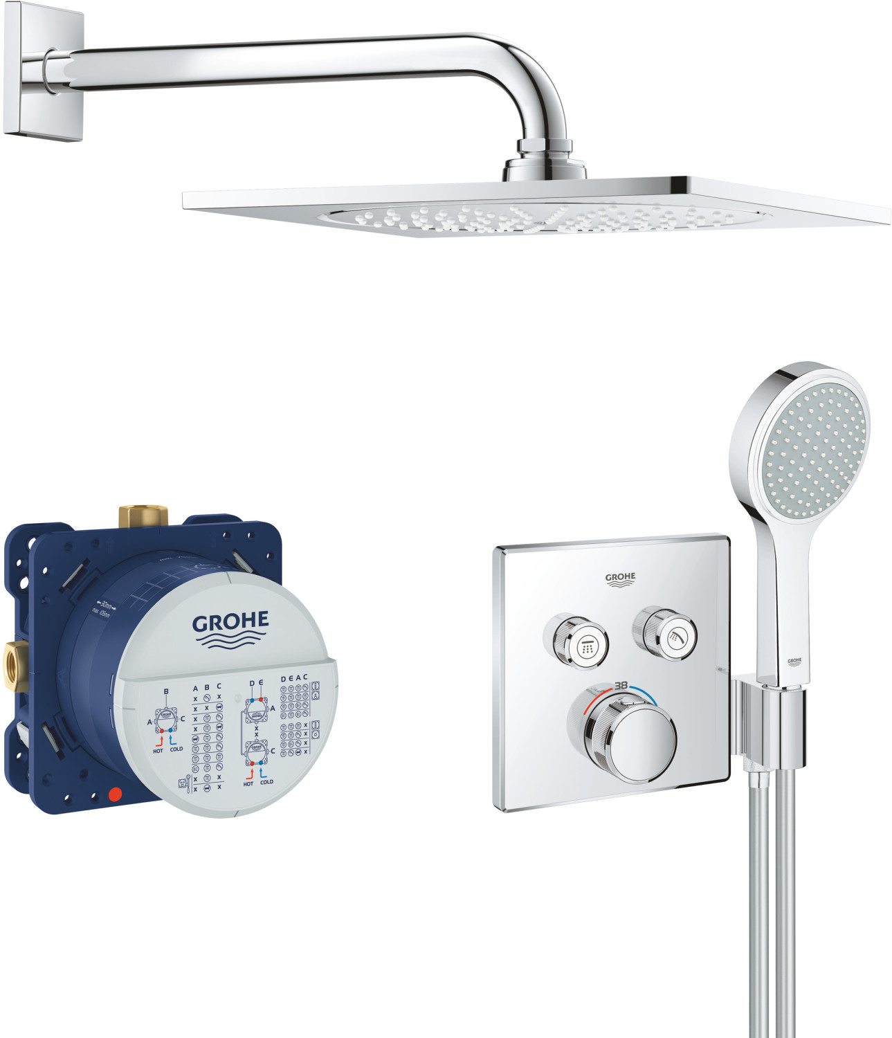 GROHE Grohtherm SmartControl Rainshower F-Series (34742000)
