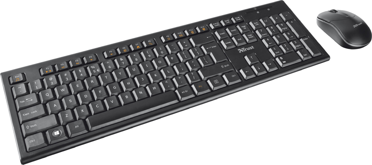 Trust Clavier & souris sans fil Nola (IT)