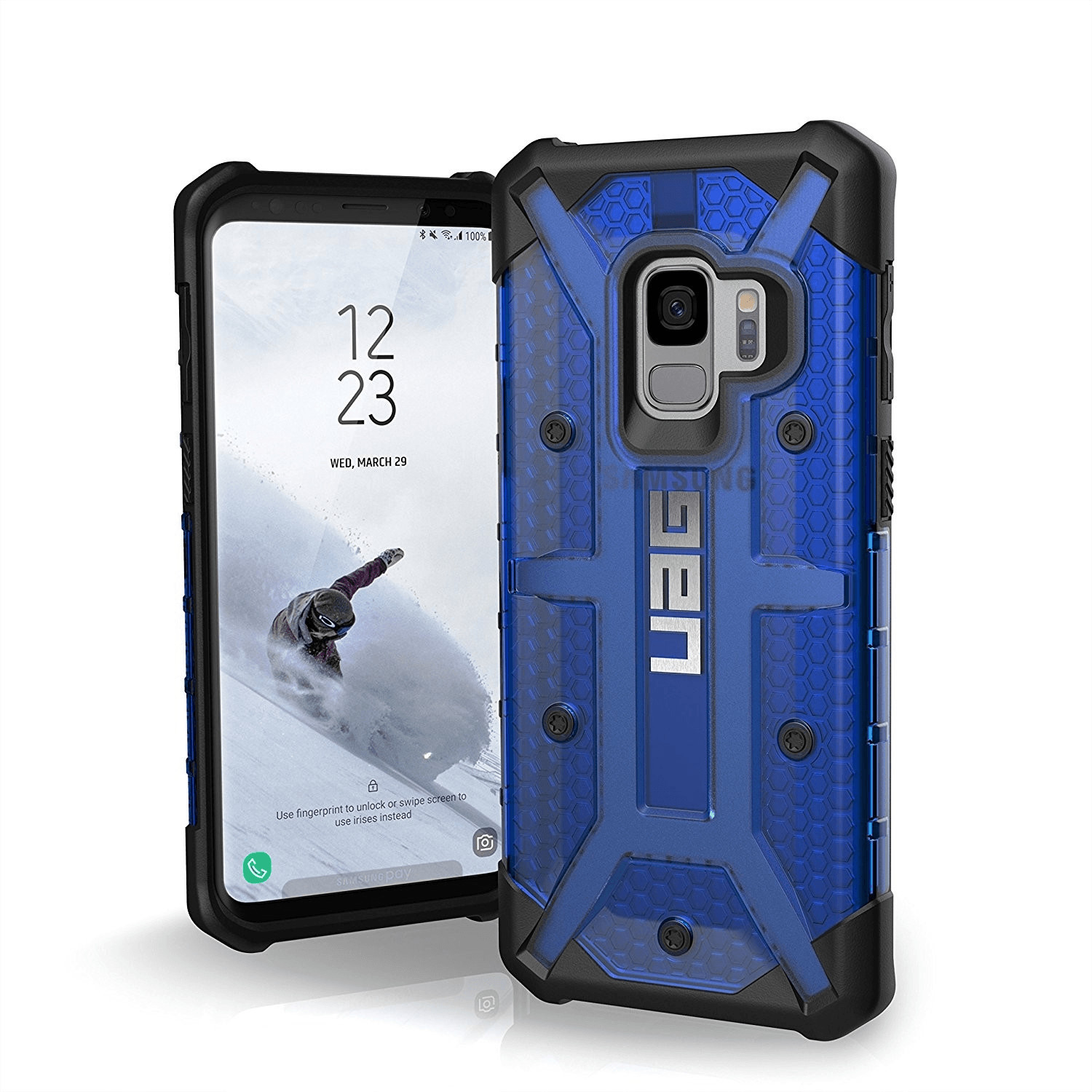 Urban Armor Gear Plasma Case (Galaxy S9) transparent cobalt