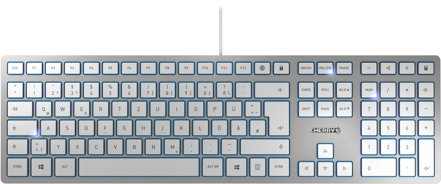 CHERRY KC 6000 SLIM (argent)(DE)