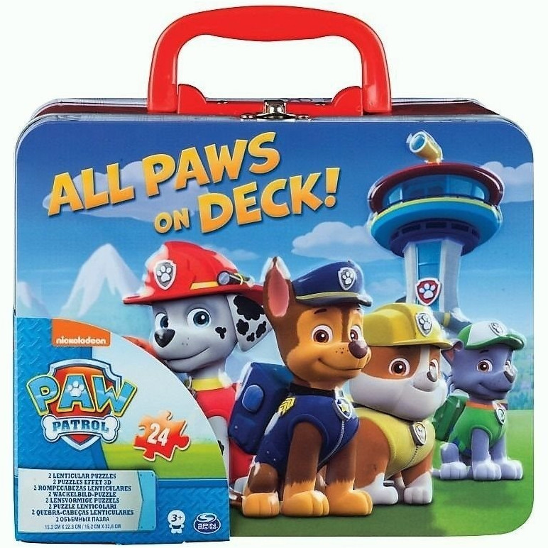 Spin Master Valisette 2 puzzles Pat'Patrouille