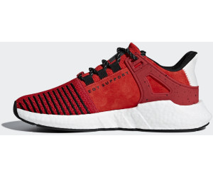adidas eqt support 93/17 rosse pelle
