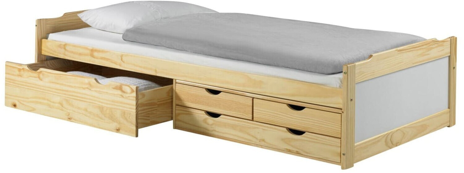 Idimex Function Bed Andrea white/ nature