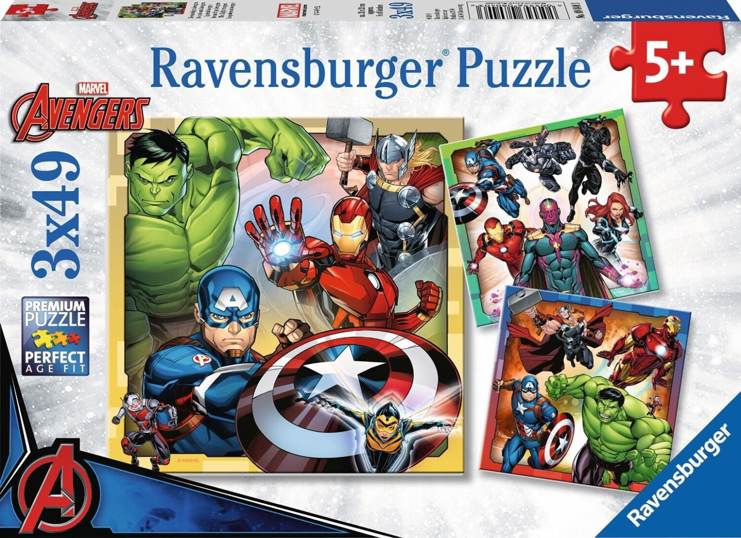 Photos - Jigsaw Puzzle / Mosaic Ravensburger Avengers 3 x 49  (080403)