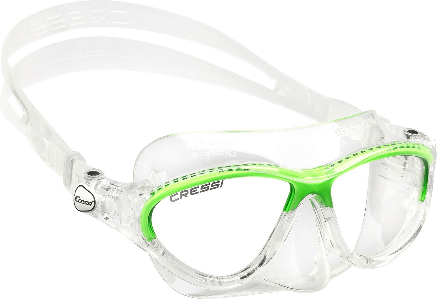 Cressi Moon Kid clear/lime