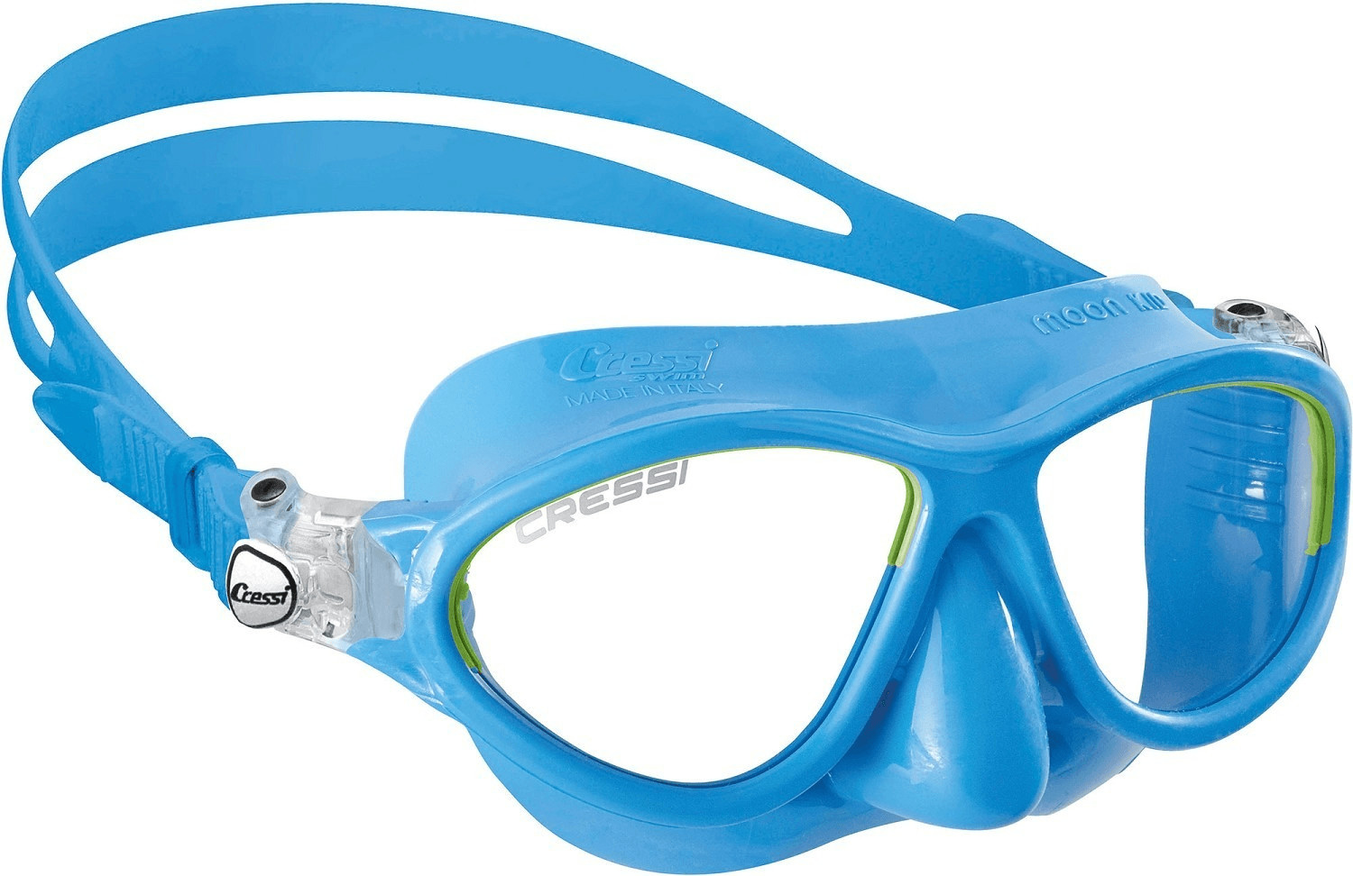 Cressi Moon Kid light blue/lime