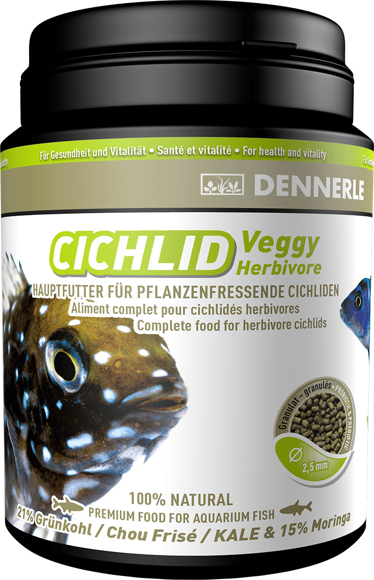 Dennerle Cichlid Veggy 450g 1000ml