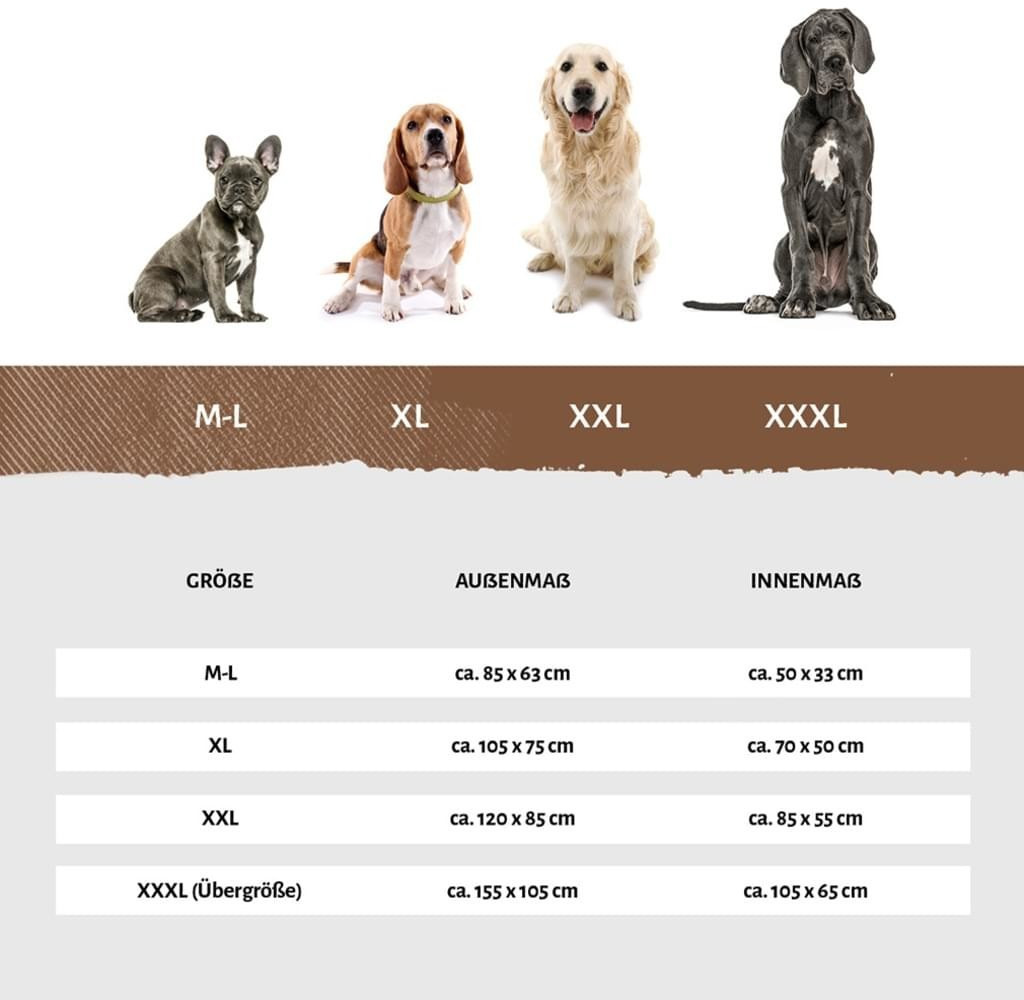 Knuffelwuff Lit pour chien Madison Brown M/L 85 x 63 cm Knuffelwuff Lit pour chien Madison Brown M/L 85 x 63 cm