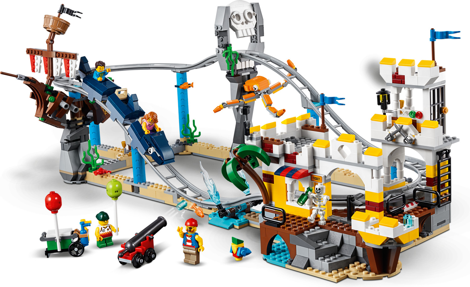 Lego montaña discount rusa pirata