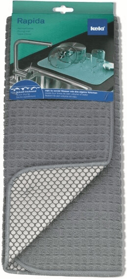 Kela Draining mat Rapida 50x39 cm gray