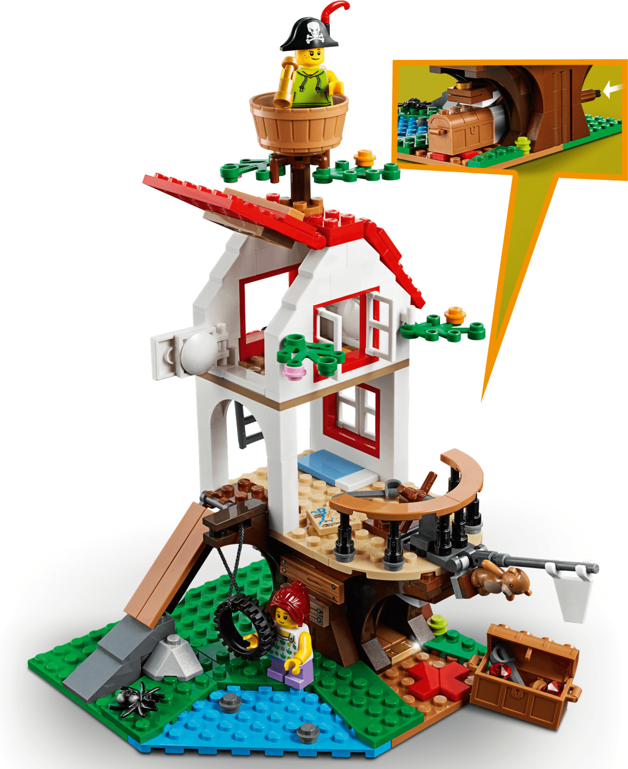 Cabane dans l'arbre du safari LEGO - Dès 7 ans 