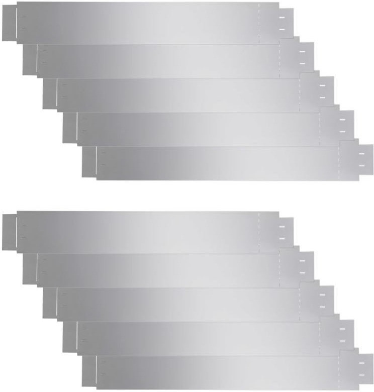 VidaXL Lawn Edging 100 x 15 cm - 10 Stk.