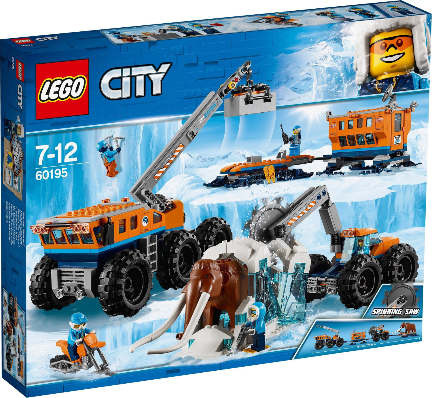LEGO 60378 City Le Camion d'Exploration Arctique et Le Laboratoire