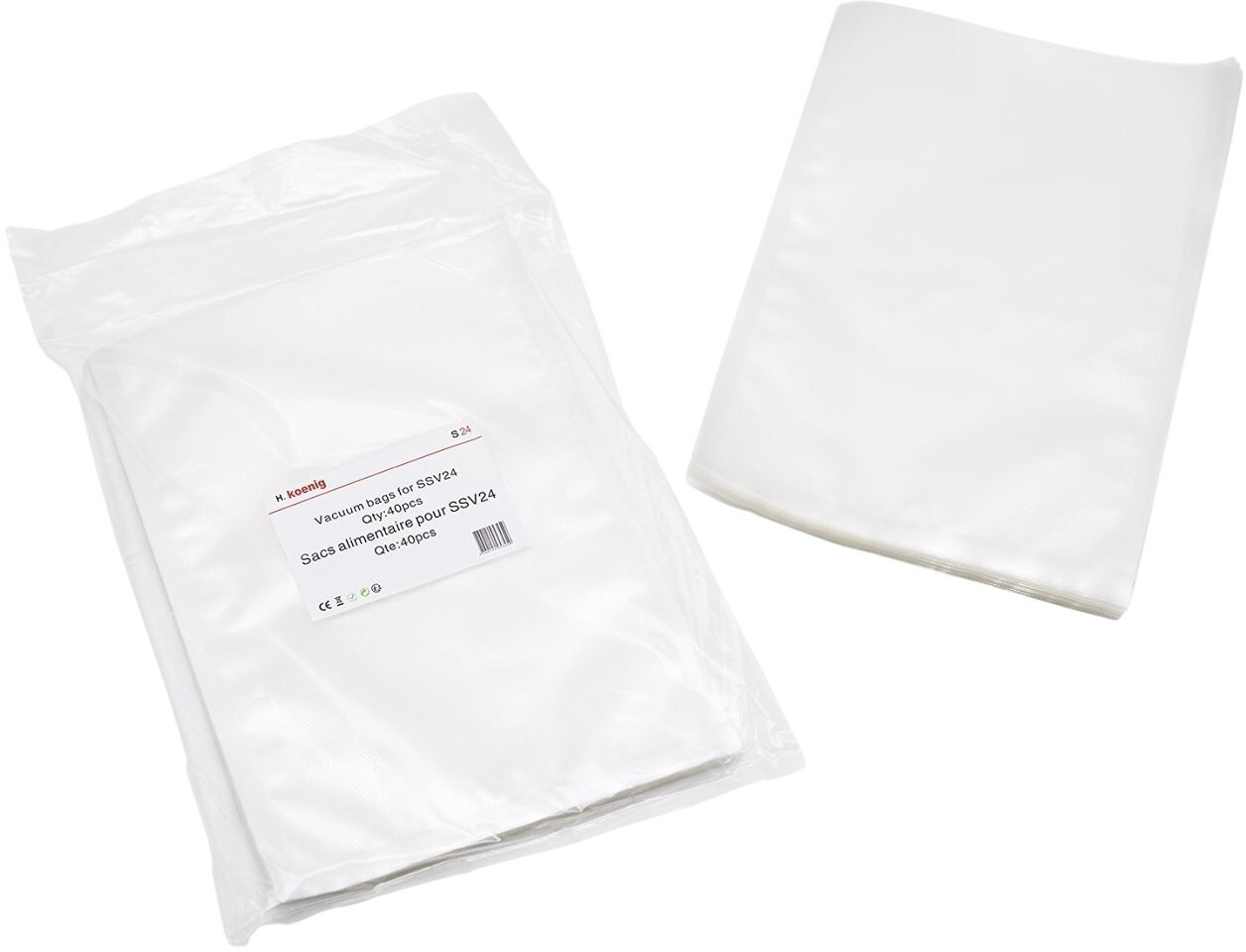H. Koenig SV24 40 Vacuum Sealer Bags