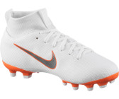 Nike Mercurial Superfly VI Pro FG Soccer Cleats White Total.