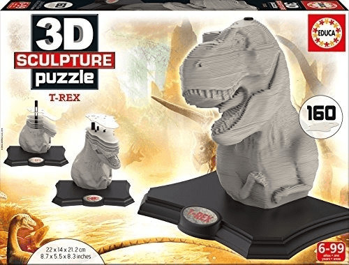 Educa Borrás 3D Sculpture Puzzle T-Rex