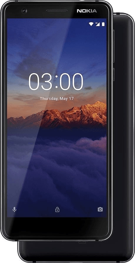 Nokia 3.1 16GB schwarz/chrom