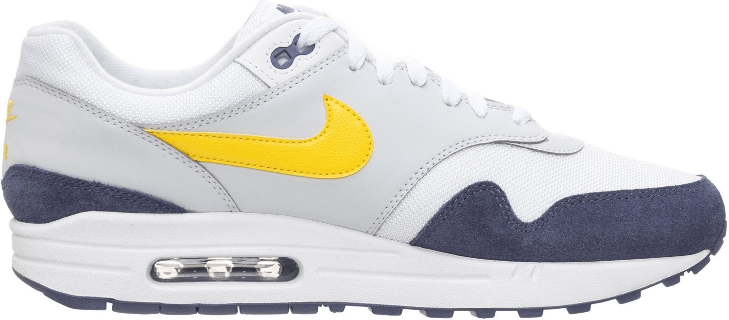 Nike Air Max 1 white/blue recall/pure platinum/tour yellow