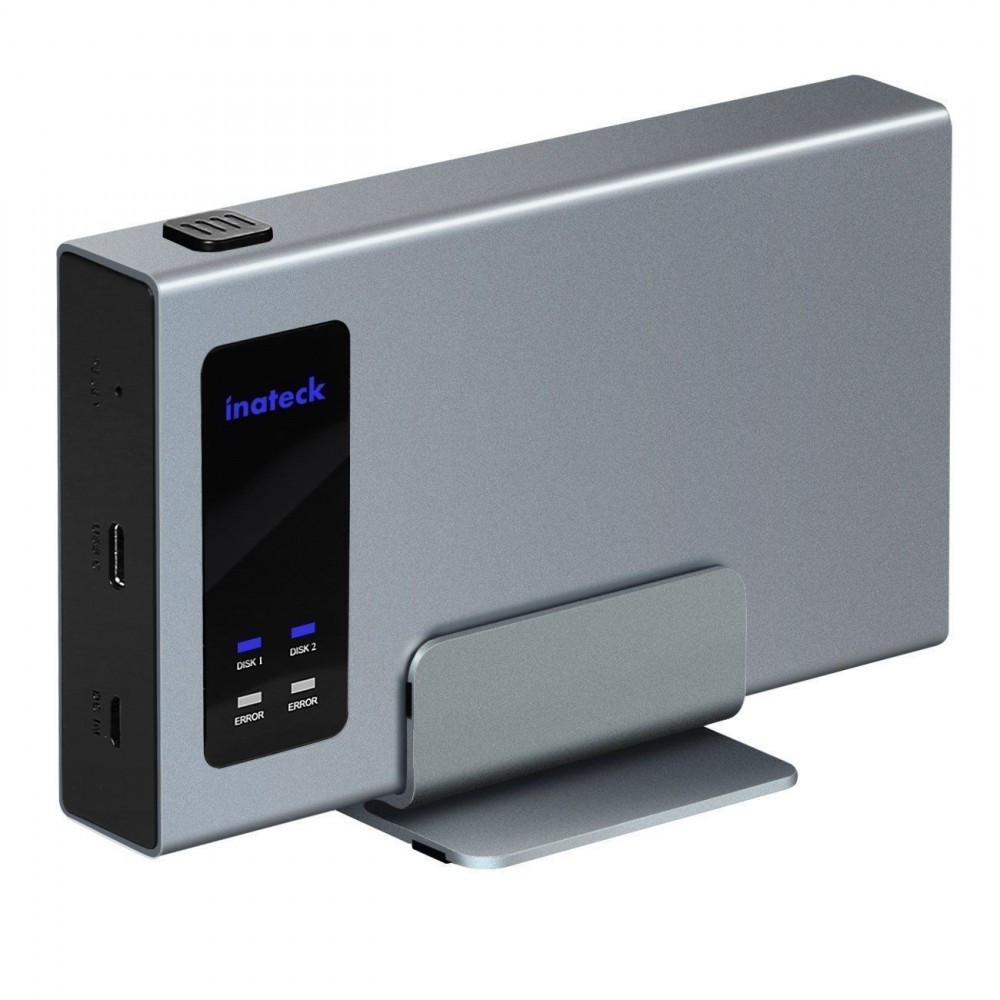 Inateck Festplattengehäuse USB-C RAID (FE2101-DG)