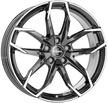 RIAL Lucca (7,5x17) Diamond black front polished