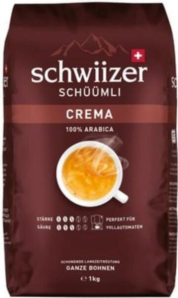 Schwiizer Schüümli Crema ganze Bohne (1kg), Bild 3