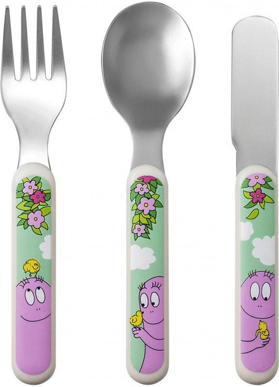 Petit Jour Paris Set de 3 couverts Barbapapa