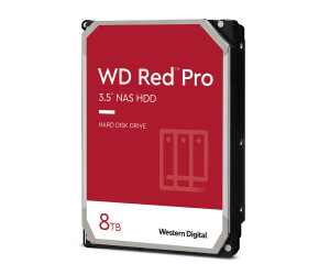 WD Red Pro 8 To Disque dur Interne 3.5 dédié NAS, 7200 RPM Class, SATA 6  GB/s, CMR, 256MB Cache, Garantie 5 ans